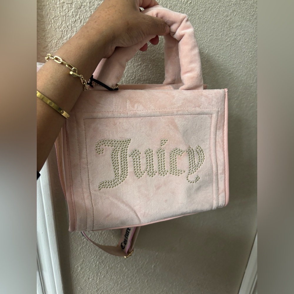 Juicy Couture Light Pink Mini Tote Bag